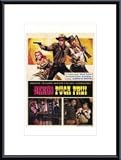 Django Shoots First by unknown 17.00X11.00 Framed with Black Metal Frame