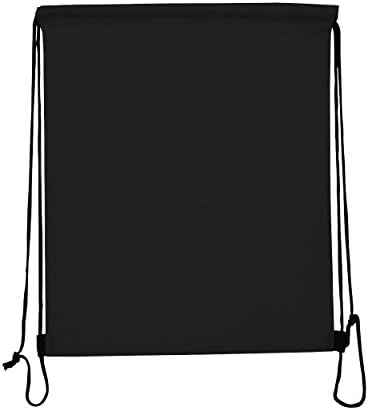 Valubag Drawstring Backpack, Black