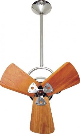 Matthews Fan BD-CR-WD Bianca Direcional Ceiling Fan - Chrome-Wood