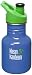 Klean Kanteen Kid's Stainless Steel Bottle with 3.0 Sport Cap 12-Ounce (Lagoon Blue)
