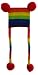 Baby Infant Rainbow Red Orange Yellow Green Blue Purple Knit Pilot Beanie Hat Cap Bomber Trooper Wit