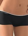 Calvin Klein Seamless Hipster Short schwarz