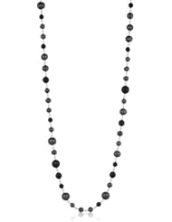 Honora "Eclipse" Freshwater Cultured Pearl and Onyx Necklace, 54"