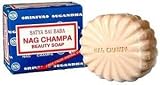 Nag Champa Natural Soap - Box of 4 Large 150 Gram (5 Ounce) Bars - Satya Sai Baba