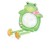 Frog Picture Frame Baby Girl Decor Holds 2.5 X 2.5 Nursery Decor Great Shower Gift