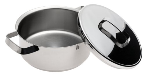 WMF Topstar 3-Quart Stainless Steel Low Casserole with Lid 