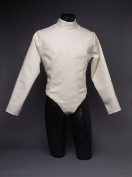 Mens Budget cotton foil/epee/sabre back zip fencing jacket