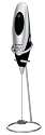 BonJour Primo Latte Frother with Stand, Black/Brushed Aluminum
