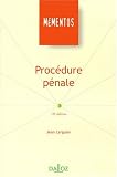 Revue Editions Dalloz - Sirey  / Procedure pénale (18e ed.)