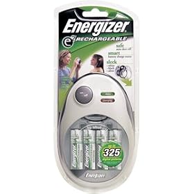 Energizer CHFMWB-4 AA AAA Easy Charger with Batteries by Energizer