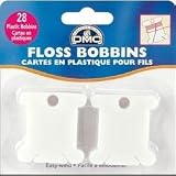 DMC Plastic Floss Bobbins - 28 Pack