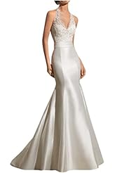 Satin Beaded Lace Mermaid Bandage Dress/Prom Dress 