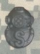 Salvage Diver - Metal Insignia - Black - Full Size