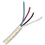 Image : 22/4 1000Ft Security Cable Stranded - Alarm Audio Signal Control Wire NON-Shielded