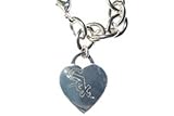 Heart Tag Bracelet Chicago White Sox