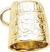 Thimble Charm, Gold Plated Silver