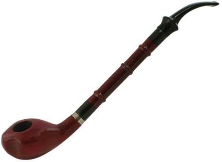 10.25" Shire Pipes Author Style Rosewood Tobacco Pipe w/ Long Stem by Shire Pipes