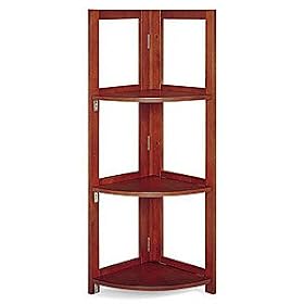 <b>Corner Folding Shelves, Honey Oak, HONEY OAK</b>