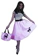 50s ORIGINAL Adult Pink, Red or Blue Poodle Skirt - From top Costume Mftr (Skirt Only)