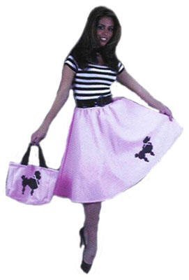 1950's Poodle Costume Dress Great 50s Costume (Purse not included) - COLOR CHOICES