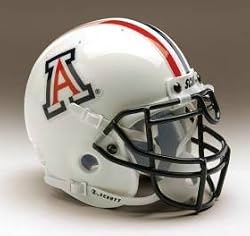 Arizona Wildcats 1990-2003 Throwback Schutt Mini Helmet - College Athletics Sports Merchandise