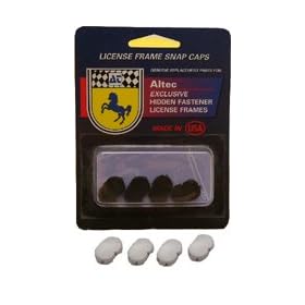 Altec License Frame Replacement Caps- Chrome