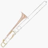 Cecilio TB-382 Intermediate B Flat Slide Trombone with F Attachment + Case