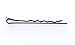 Trimweaver 50-Piece 50mm Black Metal Bobby Pin with Glue Pad, 2-Inch