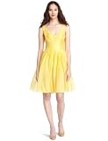 Suzi Chin Women's Sleeveless V Neck Dress