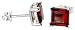 January Birthstone Natural Garnet 1 1/4 Carat (6.0 mm) Size Princess (square) Cut Stud Earrings in Sterling Silver Basket Settings