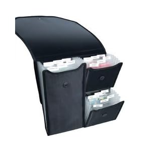 Advantus-Corporation-Cropper-Hopper-12-Inch-by-12-Inch-Fabric-Covered-Craft-Pro-File-Black