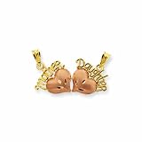 Two Tone Break apart Mother / Daughter Charm