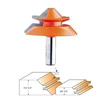 CMT 855.504.11 Baby Lock Miter Router Bit 1/2-Inch Shank, 2-Inch Cutting Diameter, 7/8-Inch Cutting Length, 45 Degree Cutting Angle