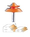 CMT 855.504.11 Baby Lock Miter Router Bit 1/2-Inch Shank, 2-Inch Cutting Diameter, 7/8-Inch Cutting Length, 45 Degree Cutting Angle