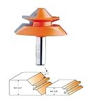 CMT 855.504.11 Baby Lock Miter Router Bit 1/2 Shank, 2 Cutting Diameter, 7/8 Cutting Length, 45 Degree Cutting Angle