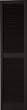 Richwood Black 15x71 Open Louver Shutter Pair