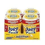 Wrigleys Juicy fruit sugarfree chewing gum, big-e-pack- 60/pack, 4 ea