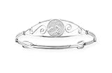 Sterling Silver Children's Adjustable Guardian Angel Bracelet