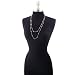 14k Gold Vermeil Cubic Zirconia CZ By The Yard Necklace Chain 54 inch image 1