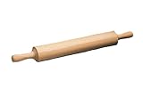 IMAGE OF Paderno World Cuisine 23-5/8-Inch Long Wooden Rolling Pin with Wood Handles