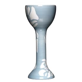 Amazon: Kitchen & Dining: Sagaform Flora Egg Cup, Turquoise, Set of Four: Bowls Image