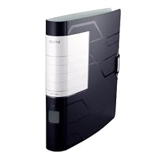 Leitz 10270095 Ordner Active Prestige 180�, PP, A4, schmal, schwarz