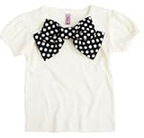 BIGリボン半袖Tシャツ 120サイズ ドットホワイト