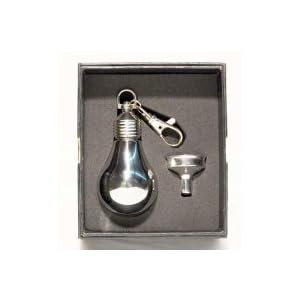 Outer Rebel Fashion Flasks and Smoking Accessories- 1 oz. Lighbulb Shaped Stainless Steel...