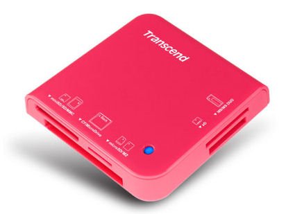 Childrens Toyshop  Electronics : Transcend TS-RDM5R All in 1 USB 2.0 Multi Card Reader (Red)