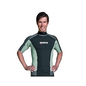 Mares Rash Guard Top - Mens Short Sleeve-L