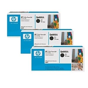 HP Q6000A Black Toner Cartridge (3-Pack)