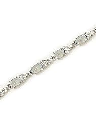 14kt Yellow Gold Oval Opal and Diamond Bracelet