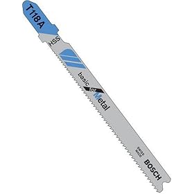 Bosch T118A 3-Inch 24-Tooth Jig Saw Blades, 5-Pack
