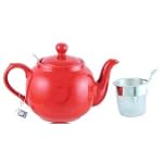 Farmhouse Filter Teapot - Red 4 Cup